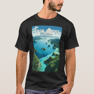 T-shirt Raja Ampat Indonésie Travel Art