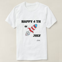T-Shirt ; Rakete 4. Juli