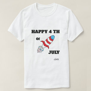 T-Shirt ; Rakete 4. Juli