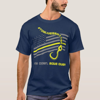 T-shirt Ralentissez Le Déplacement Au-Dessus De L'Opérateu