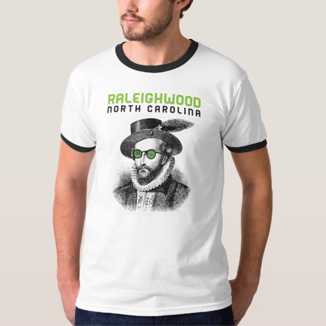 T-shirt Ralhuwood Sir Walter Raleigh NC Caroline du Nord (Devant)