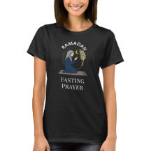 Ramadan Fasting Prayer Woman Hijab Islamic Graphic