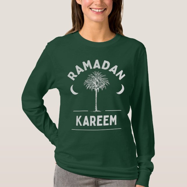 T-shirt Ramadan Kareem Arabe islamique (Devant)