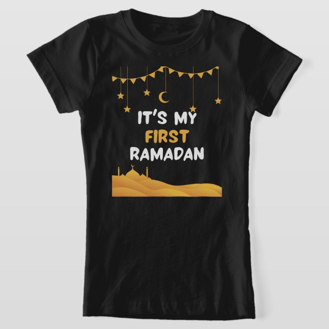 T-Shirt ramadan kareem c'est mon premier islam pour musulm (Poser)
