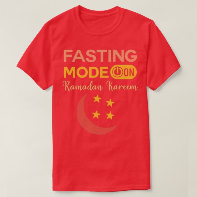 T-shirt Ramadan Mode Jeûne Sur Happy Ramadan Musulmans H (Design devant)