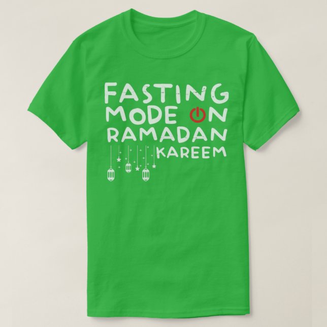 T-shirt Ramadan Mode Jeûne Sur Happy Ramadan Musulmans H (Design devant)