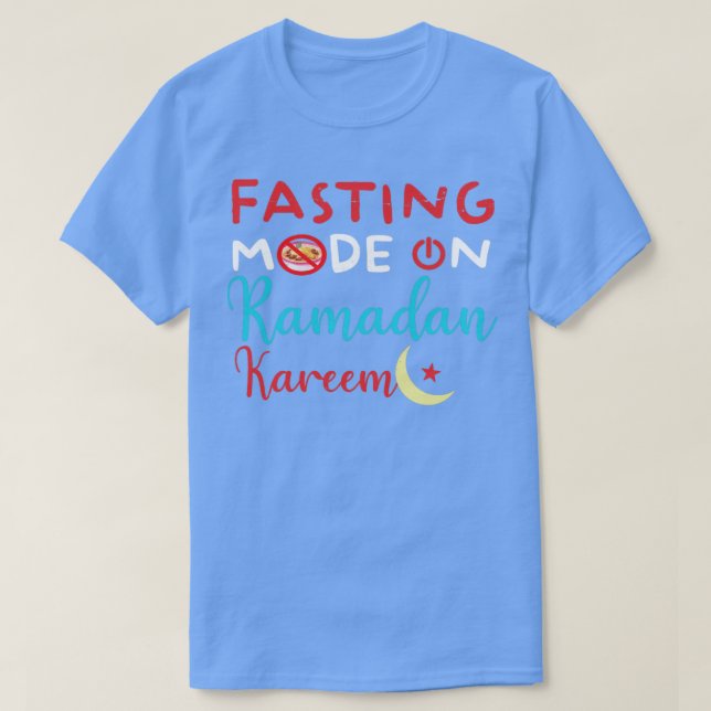 T-shirt Ramadan Mode Jeûne Sur Happy Ramadan Musulmans H (Design devant)