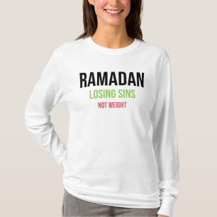 T-shirt Ramadan Perdre des péchés pas de poids