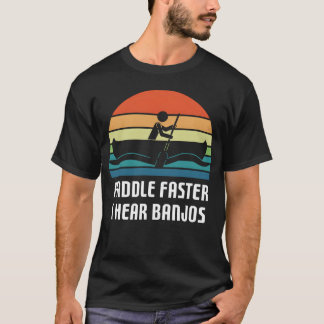 T-shirt Rame vintage plus vite j'entends des banjos campin