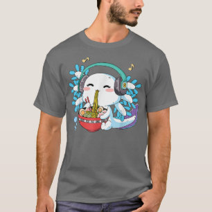 T-shirt Ramen Axolotl Kawaii Anime Restauration Japonaise 