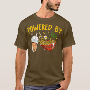 T-shirt Ramen Bubble Tea Boba nouilles japonaises