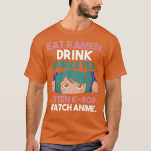 T-shirt Ramen Bubble Thé K-pop Anime Premium