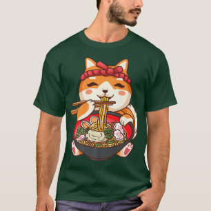 T-shirt Ramen Catjapanese Kawaii Anime Lover 1521