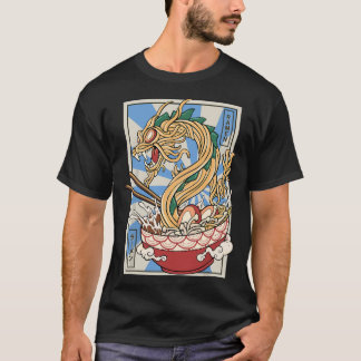 T-shirt Ramen Dragon soupe de nouilles japonaises