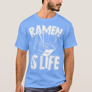 T-shirt Ramen Est Vie Anime Japonaise Soupe aux nouilles 