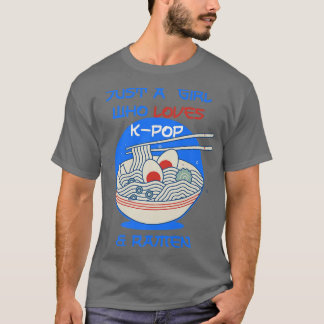 T-shirt Ramen Et K-pop Drôle Pour Les Filles Ados 1328