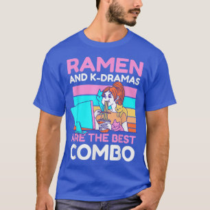 T-shirt Ramen et KDramas sont les meilleurs Combo