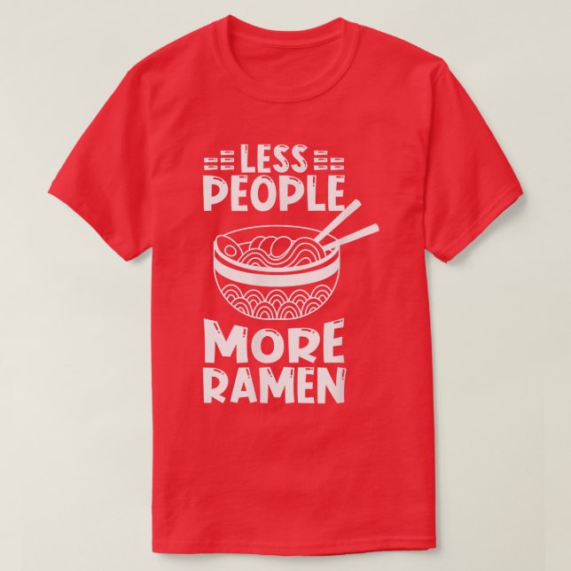 T-shirt Ramen Japon Kawaii Noodle Bowl 1280 (Design devant)