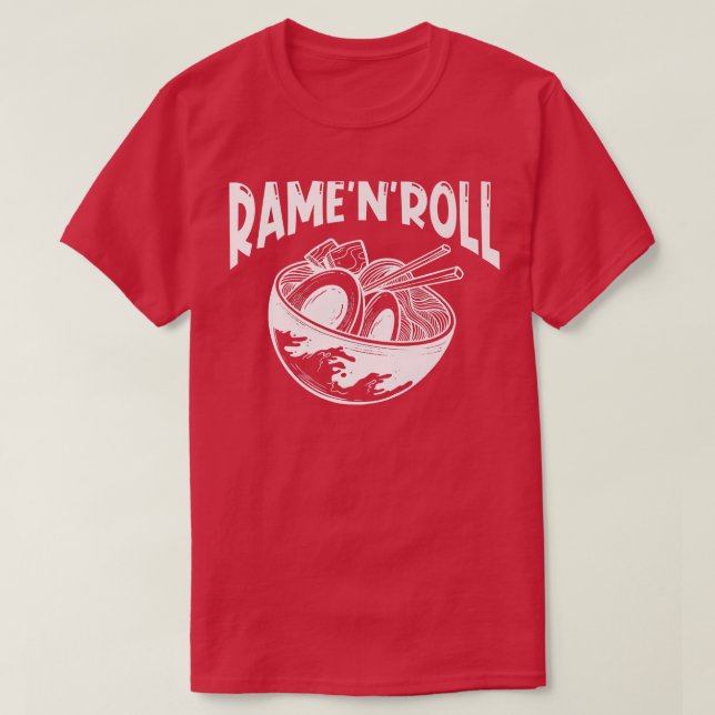 T-shirt Ramen Japon Kawaii Noodle Bowl Pun 990 (Design devant)