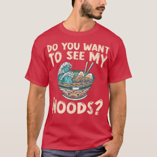 T-shirt Ramen Japon Kawaii Noodle Bowl Pun Kanagawa Wave 1