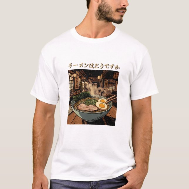 T-shirt Ramen japonais (Devant)