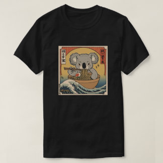 T-shirt Ramen japonais drôle kawaii bébé koala Anime