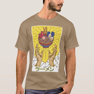 T-shirt Ramen Japonais nouilles soupe Bowl Japon nourritur