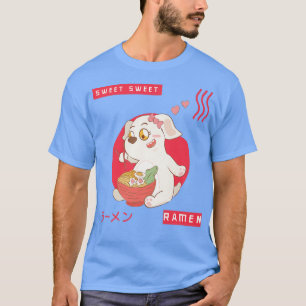 T-shirt Ramen Japonais nouilles Sweet Chien Chien Funny Ch
