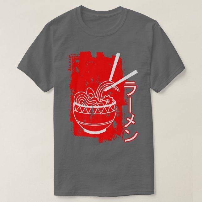 T-shirt Ramen Japonais Nourriture Japon nouilles Bowl Soup (Design devant)