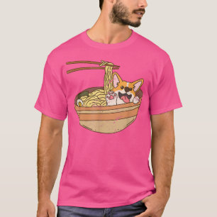 T-shirt ramen japonaise nourriture japonaise Shiba Inu