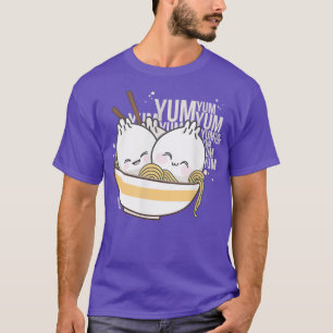 T-shirt Ramen Kawaii Bao Dim Sum Yum Yum Anime Amateurs 