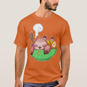 T-shirt Ramen Kawaii Sloth Anime Otaku Noodels japonais193