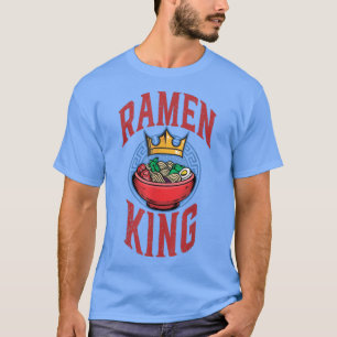 T-shirt Ramen King, Mignonne Anime Japonaise Pour Hommes,