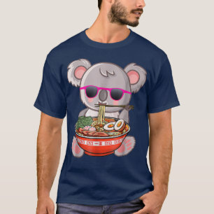 T-shirt Ramen Koala Anime Otaku Japonais Nouilles Cadeau F