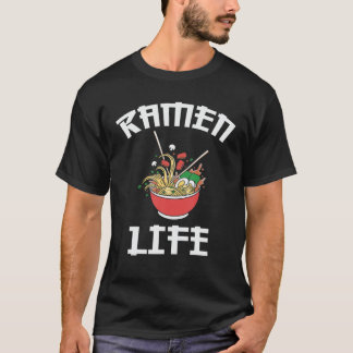T-shirt Ramen Life Funky Ramen Anime Cadeaux Hommes Femmes