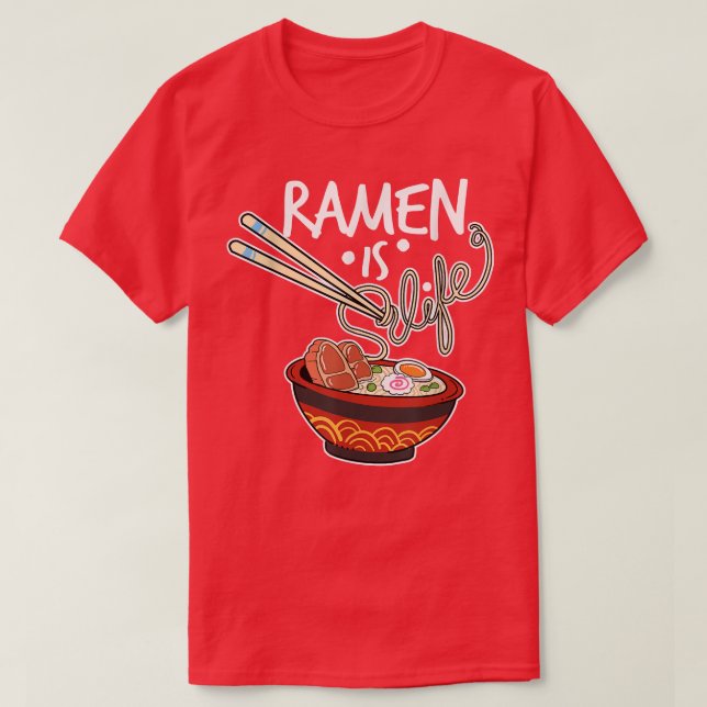 T-shirt Ramen Manga Boule de thé cadeau (Design devant)