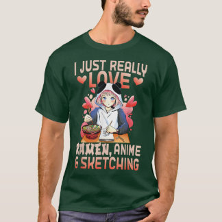 T-shirt Ramen Merch Anime amateurs d'animation japonaise S