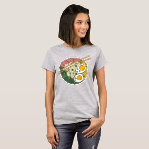 T-shirt Ramen Noodles Bowl Restauration Japonaise Foin
