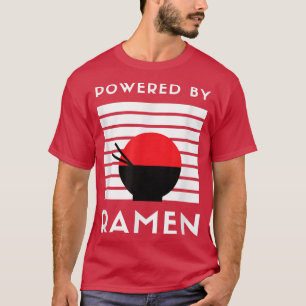 T-shirt Ramen Powered - Japonais Nourriture Noodle Anime A