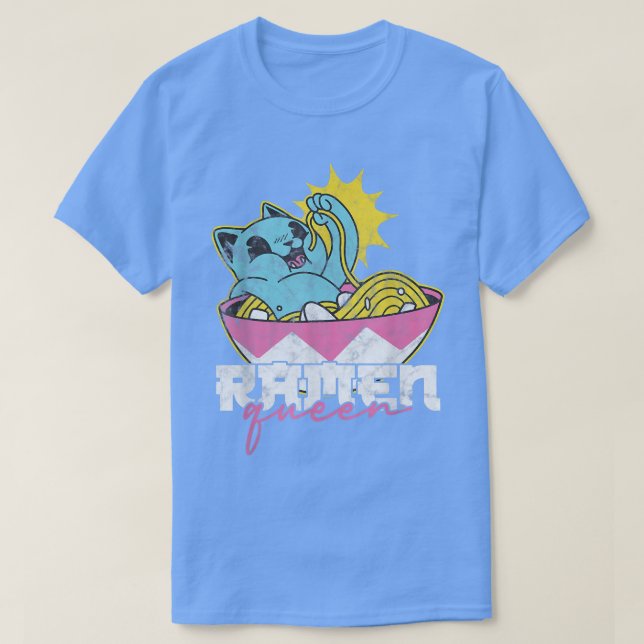T-shirt Ramen Queen Ramen Fan (Design devant)