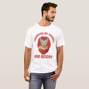 T-shirt Ramen Sushi Ocicat Cat