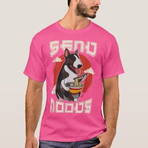 T-shirt Ramen Terrier Dog Noodles Japanese Cuisine 1453