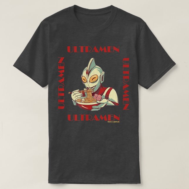 T-shirt ramen ultraman (Design devant)