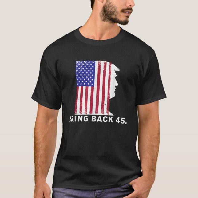 T-shirt Ramenez 45 Je Mlle Trump Sauvez Notre Amérique À S (Devant)