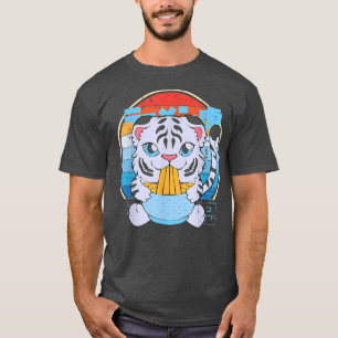 T-shirt RamenTigerKawaii Anime japonais 973
