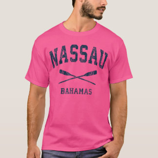 T-shirt Rames de sport nautiques vintage Nassau Bahamas