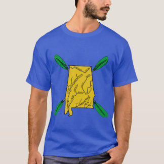 T-shirt Rameur vert Bama Paddleur Alabama Rameur Alabama K