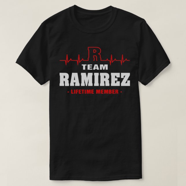 T-shirt Ramirez Nom de famille Famille Équipe Ramirez  (Design devant)