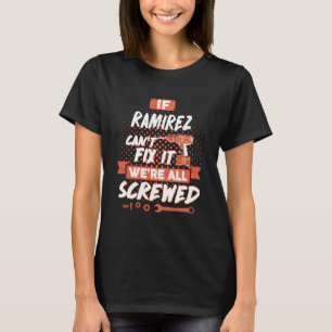 T-shirt RAMIREZ Nom, RAMIREZ nom de famille crête
