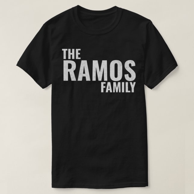 T-shirt Ramos Family Ramos Nom de famille Ramos Nom de fam (Design devant)